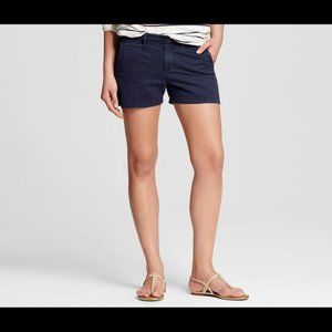4 for $25 NWT Merona Navy Shorts Sz 4